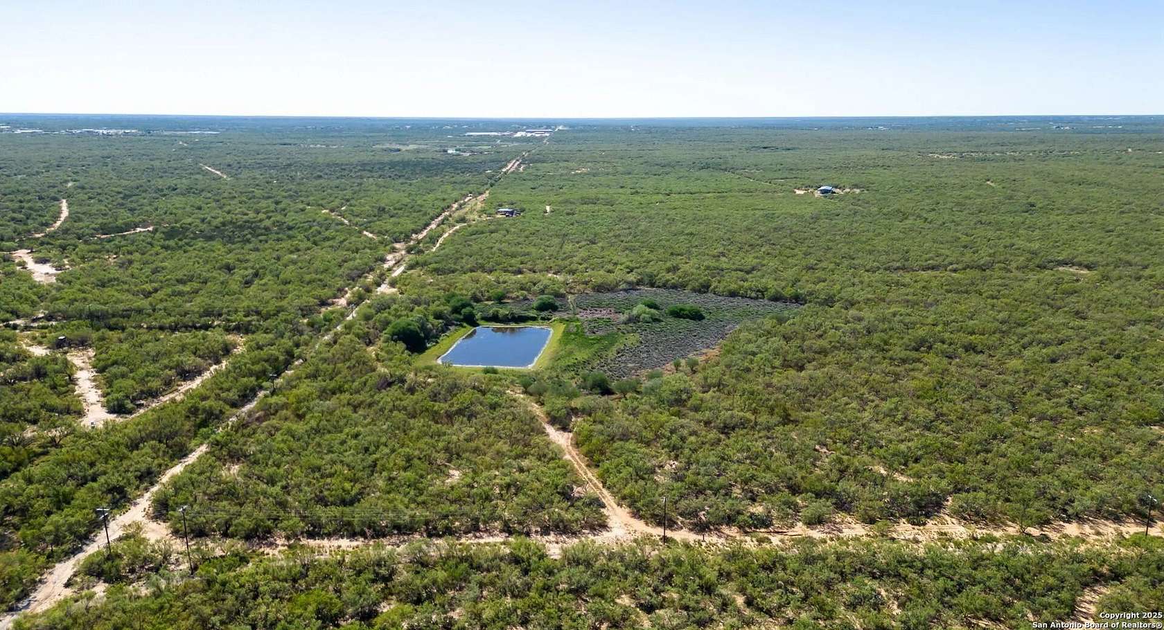 190 Acres of Recreational Land with Home for Sale in Carrizo Springs, Texas