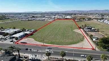 4.89 Acres of Commercial Land for Sale in San Jacinto, California