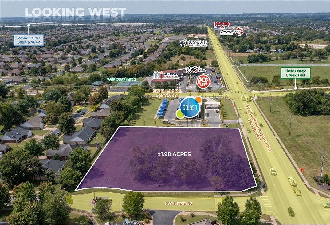 2 Acres of Land for Sale in Bentonville, Arkansas