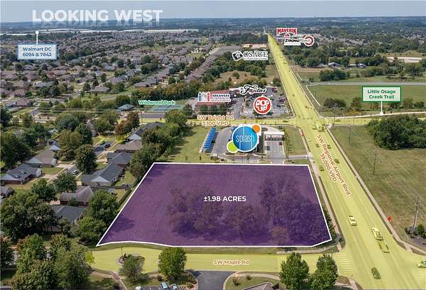 2 Acres of Land for Sale in Bentonville, Arkansas