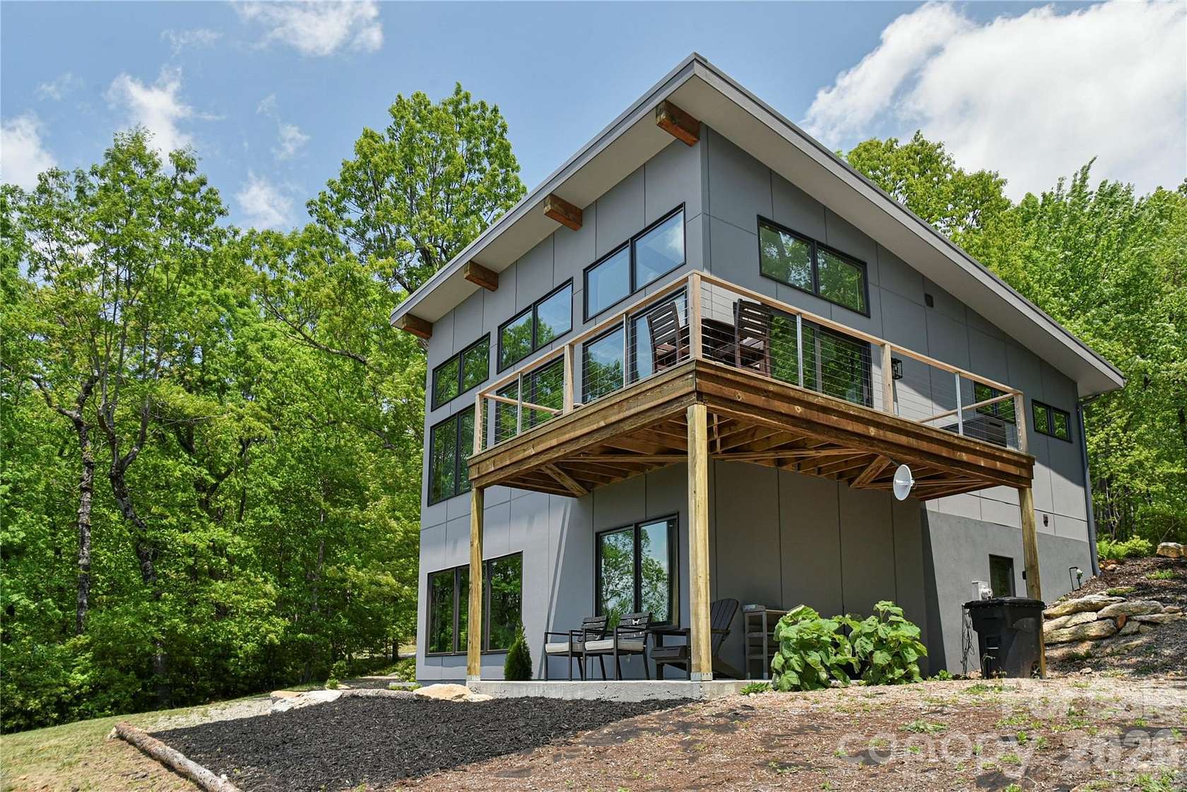 12 Acres of Land with Home for Sale in Black Mountain, North Carolina