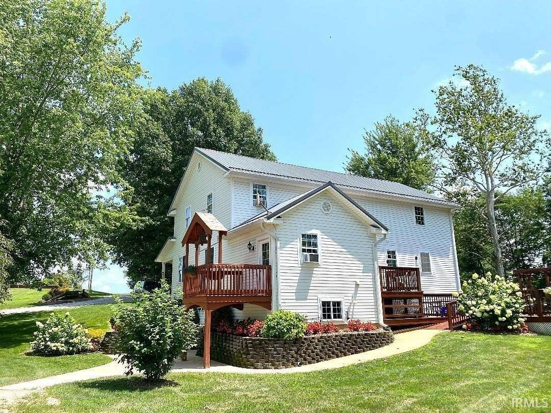84.5 Acres of Agricultural Land with Home for Sale in Worthington, Indiana