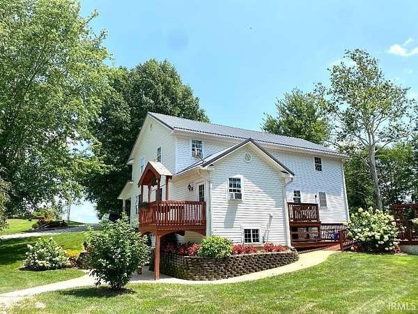 84.5 Acres of Agricultural Land with Home for Sale in Worthington, Indiana
