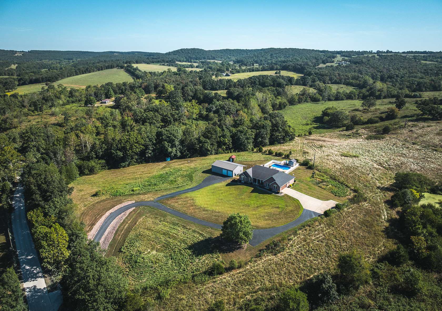 4 Acres of Residential Land with Home for Sale in Fredericktown, Missouri