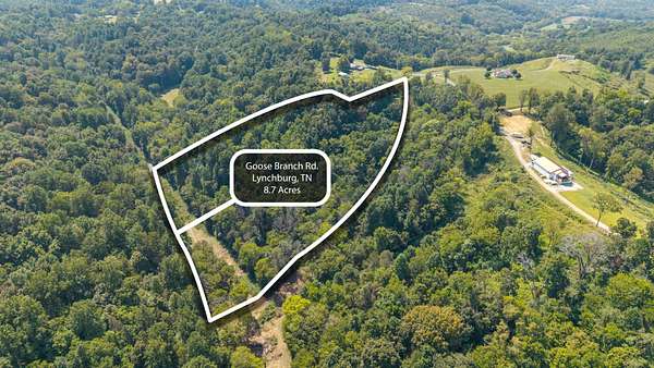 8.7 Acres of Residential Land for Sale in Lynchburg, Tennessee