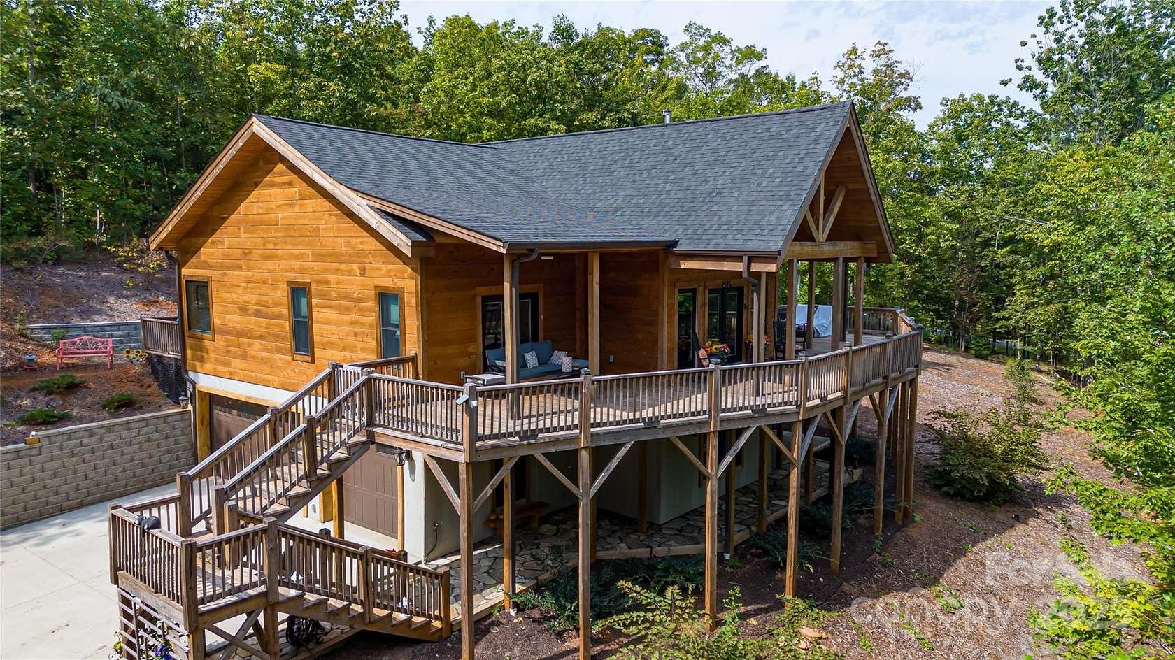 4 Acres of Residential Land with Home for Sale in Nebo, North Carolina