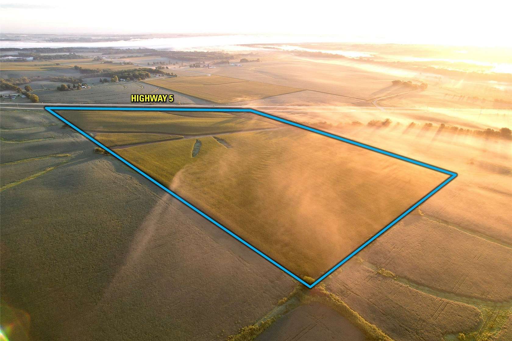73.4 Acres of Agricultural Land for Sale in Hartford, Iowa
