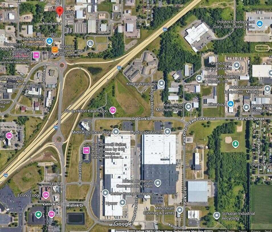 1.5 Acres of Improved Commercial Land for Sale in Kalamazoo, Michigan
