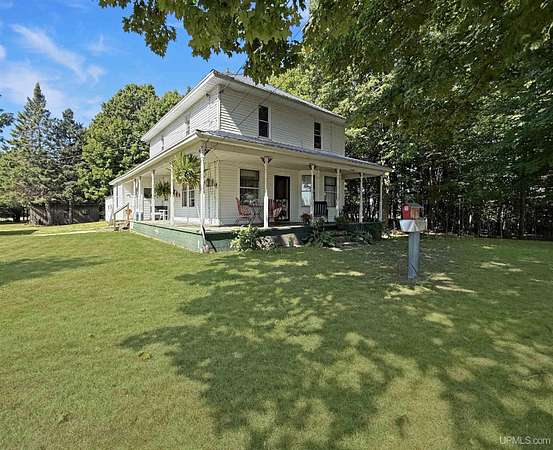 5 Acres of Residential Land with Home for Sale in Cooks, Michigan