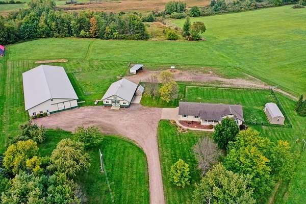 51.9 Acres of Agricultural Land with Home for Sale in Wisconsin Rapids, Wisconsin