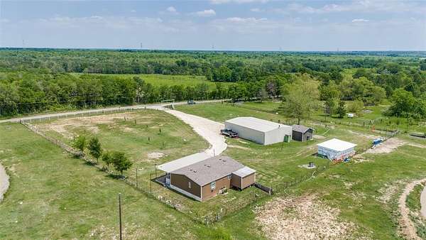 12.3 Acres of Land with Home for Sale in Wortham, Texas