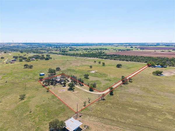 2 Acres of Residential Land with Home for Sale in Goldthwaite, Texas