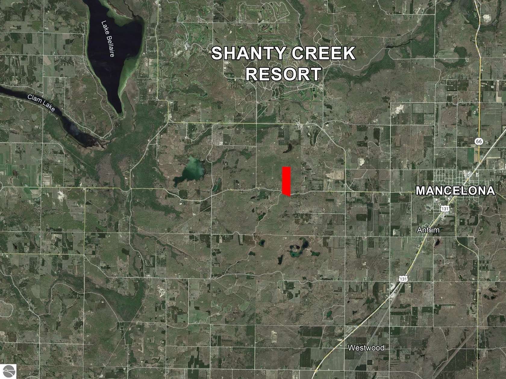 46.4 Acres of Recreational Land with Home for Sale in Mancelona, Michigan