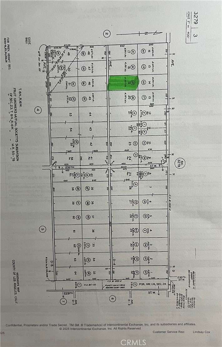 4.86 Acres of Land for Sale in Lancaster, California
