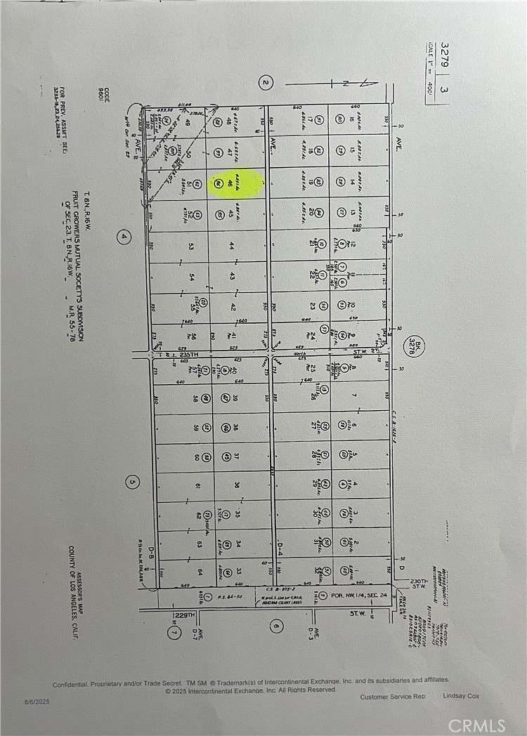 4.86 Acres of Land for Sale in Lancaster, California