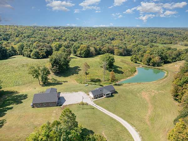 34.6 Acres of Land with Home for Sale in Petersburg, Kentucky