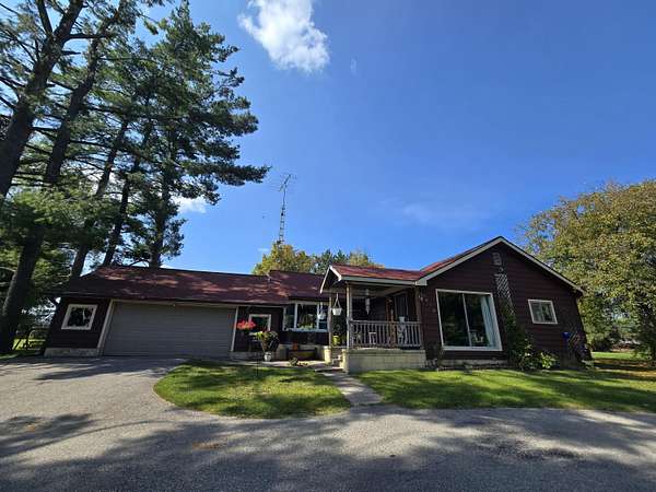 22 Acres of Agricultural Land with Home for Sale in Curran, Michigan