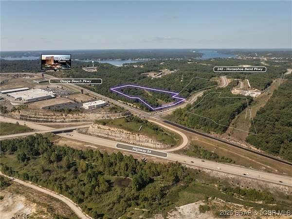 8.39 Acres of Commercial Land for Sale in Lake Ozark, Missouri