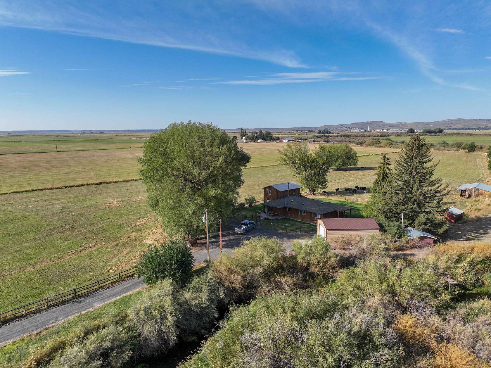 9.68 Acres of Land with Home for Sale in Burns, Oregon