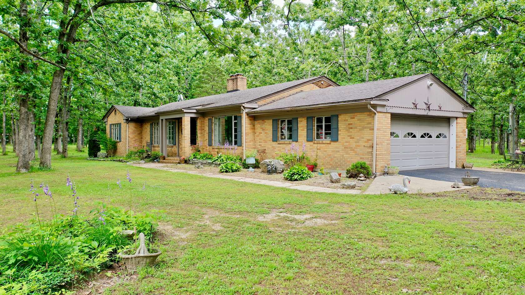 11.3 Acres of Recreational Land with Home for Sale in Salem, Missouri