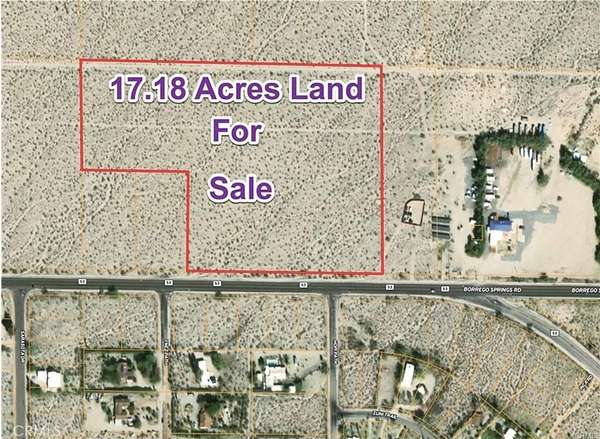 17.2 Acres of Land for Sale in Borrego Springs, California