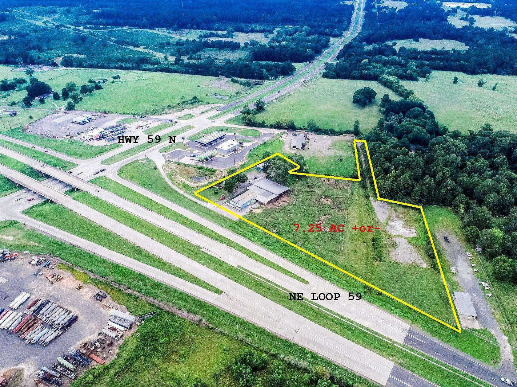 7.27 Acres of Commercial Land for Sale in Carthage, Texas