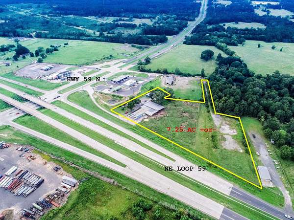 7.27 Acres of Commercial Land for Sale in Carthage, Texas