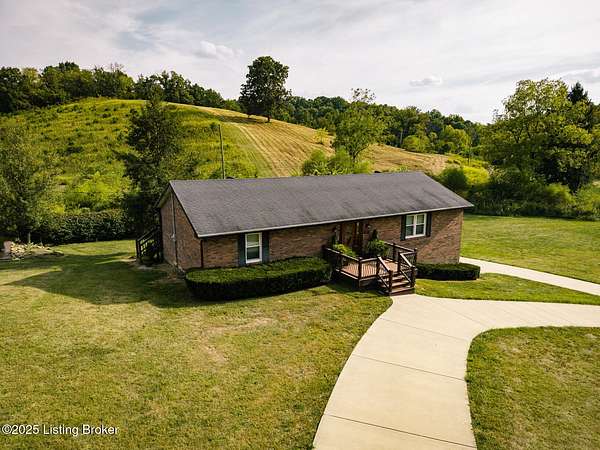 41.3 Acres of Agricultural Land with Home for Sale in Bagdad, Kentucky