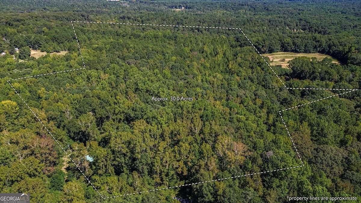 30 Acres of Recreational Land for Sale in Danielsville, Georgia