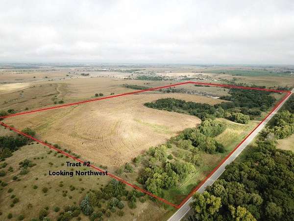76 Acres of Agricultural Land for Auction in Burr Oak, Kansas