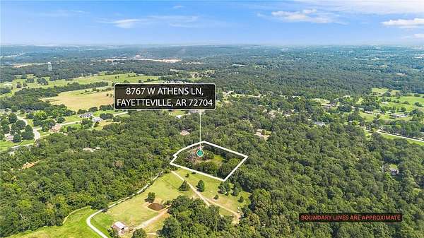 2.14 Acres of Land with Home for Sale in Fayetteville, Arkansas
