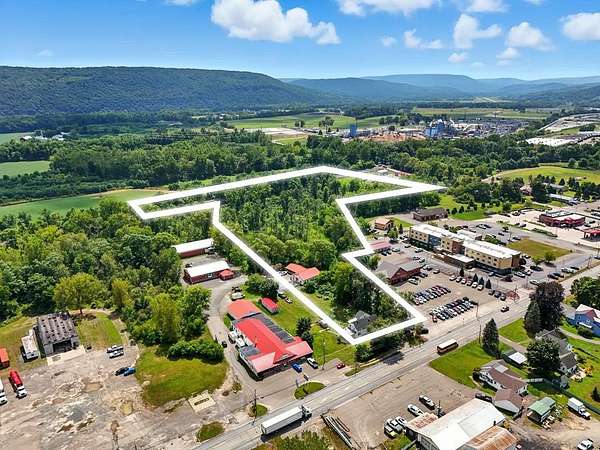 9.89 Acres of Improved Mixed-Use Land for Sale in Towanda, Pennsylvania