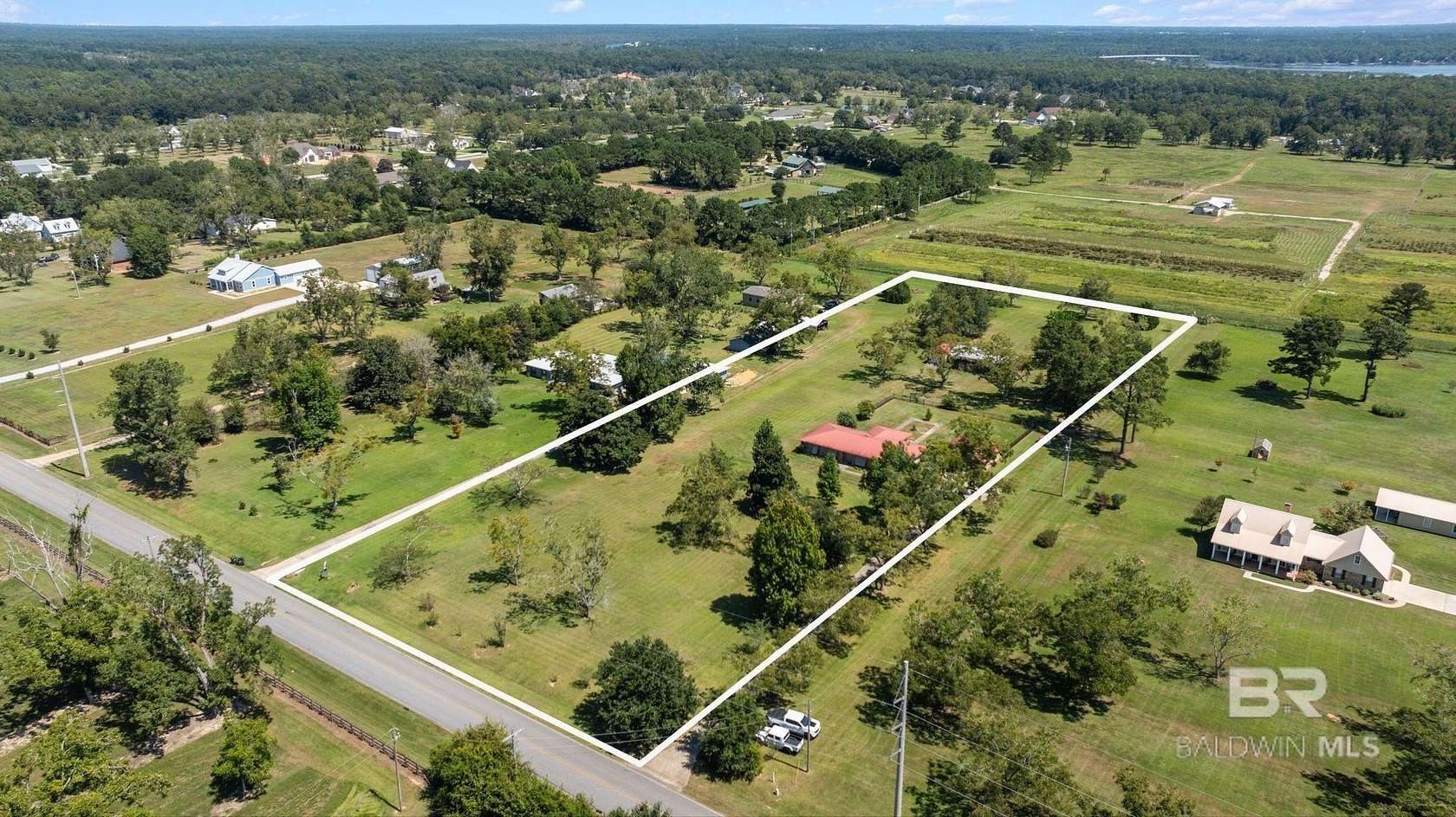 3.84 Acres of Residential Land with Home for Sale in Fairhope, Alabama