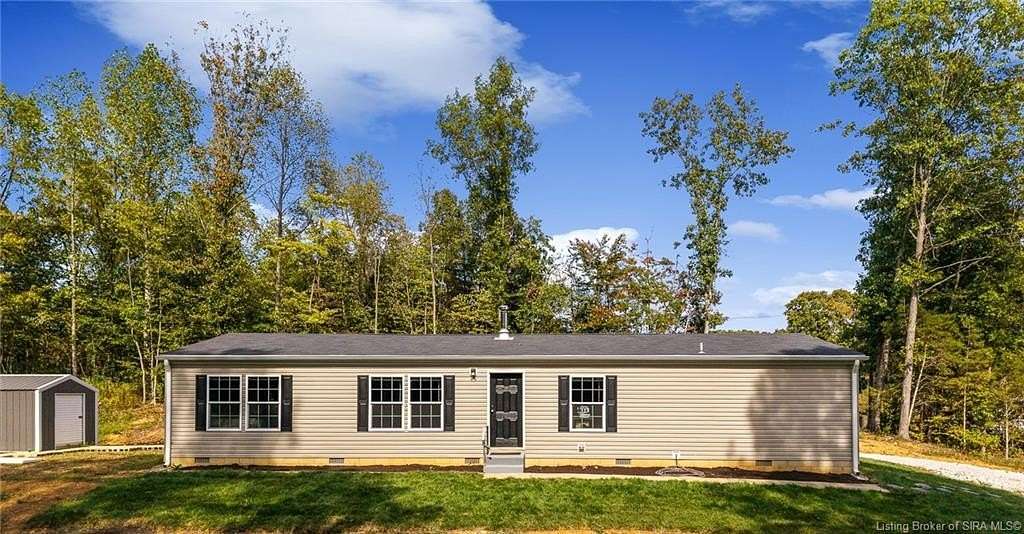 5.55 Acres of Land with Home for Sale in Salem, Indiana