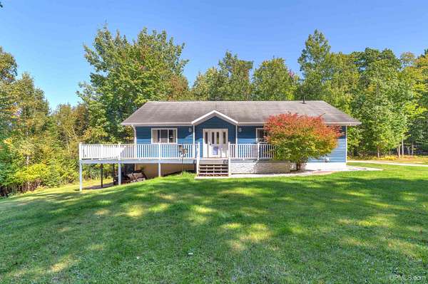 2 Acres of Residential Land with Home for Sale in Rapid River, Michigan