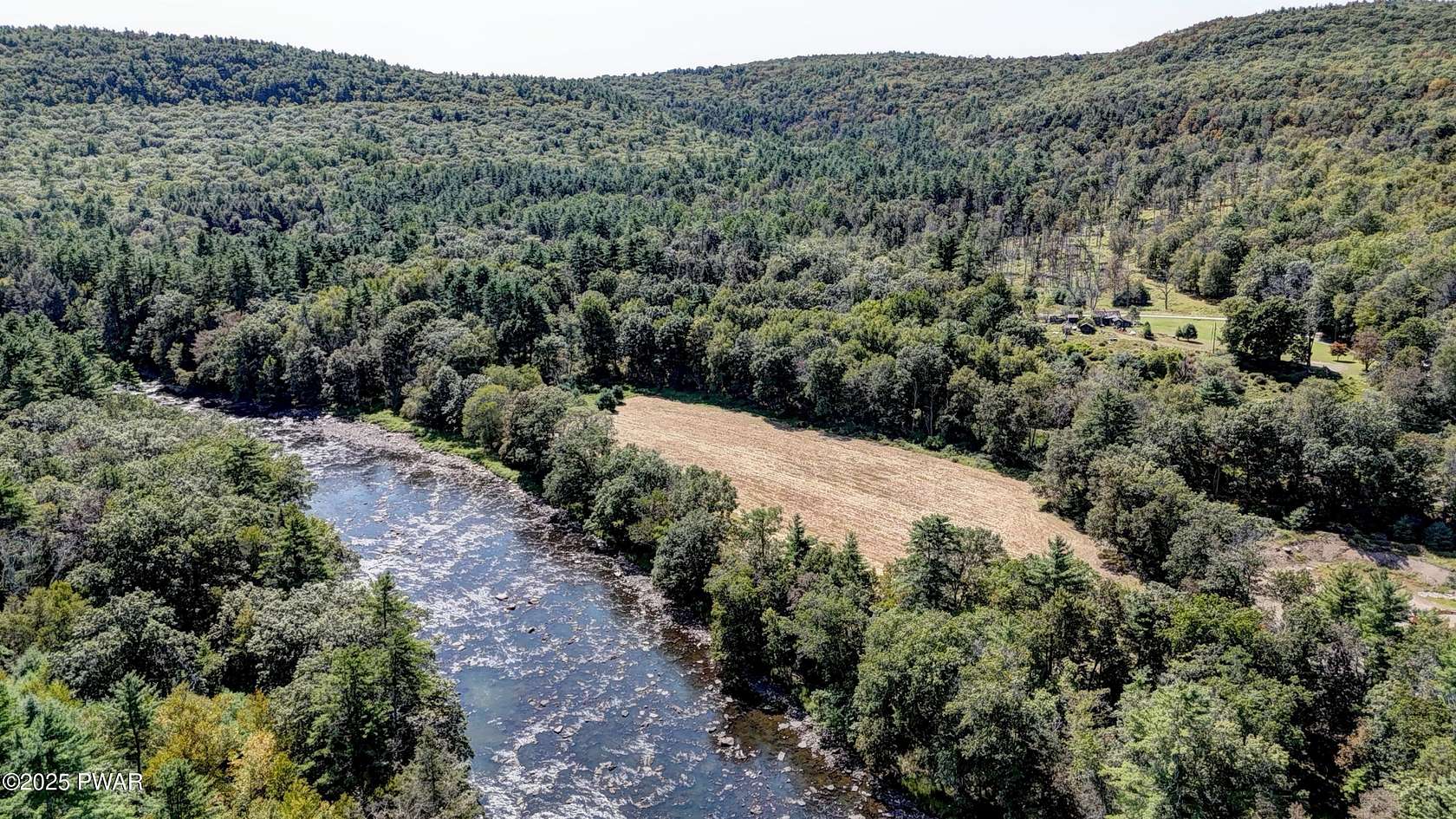 13.3 Acres of Land with Home for Sale in Lackawaxen, Pennsylvania