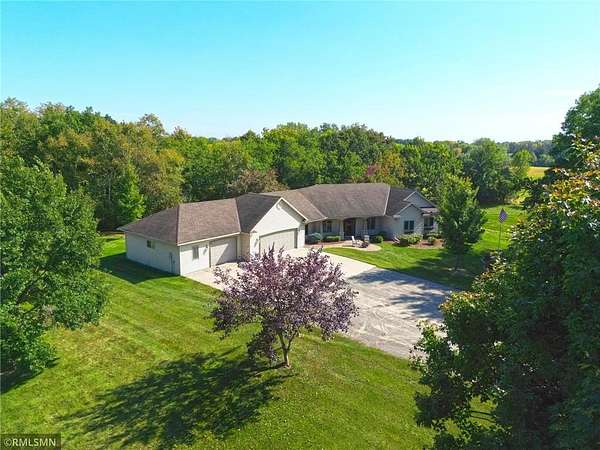 10 Acres of Residential Land with Home for Sale in Maple Lake, Minnesota