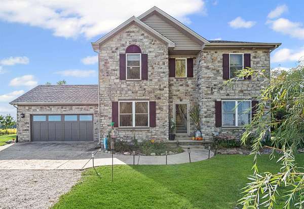 6.1 Acres of Land with Home for Sale in Attica, Indiana