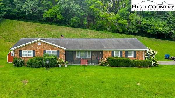 15.6 Acres of Land with Home for Sale in Jefferson, North Carolina