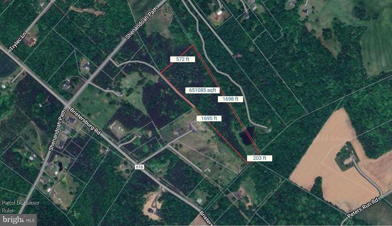 14.3 Acres of Land for Sale in Catlett, Virginia