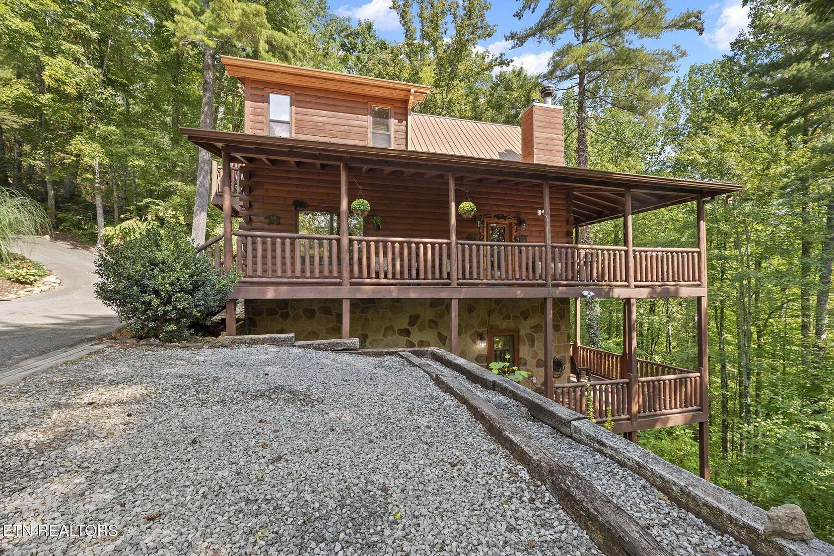 2 Acres of Residential Land with Home for Sale in Sevierville, Tennessee