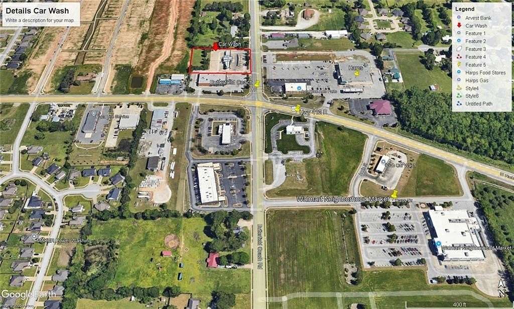 2 Acres of Improved Commercial Land for Sale in Springdale, Arkansas