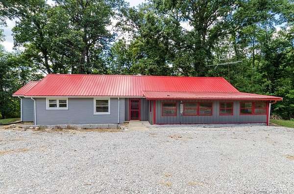 8.52 Acres of Land with Home for Sale in Salem, Indiana