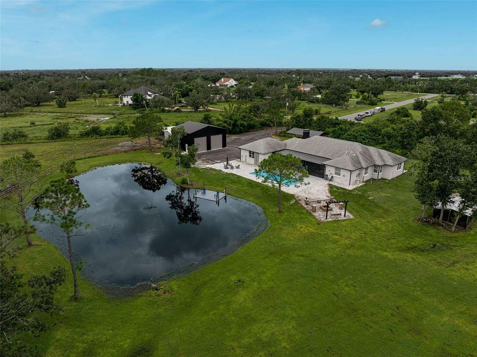 5 Acres of Land with Home for Sale in Myakka City, Florida