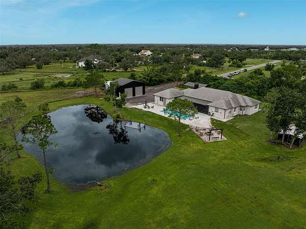 5 Acres of Land with Home for Sale in Myakka City, Florida