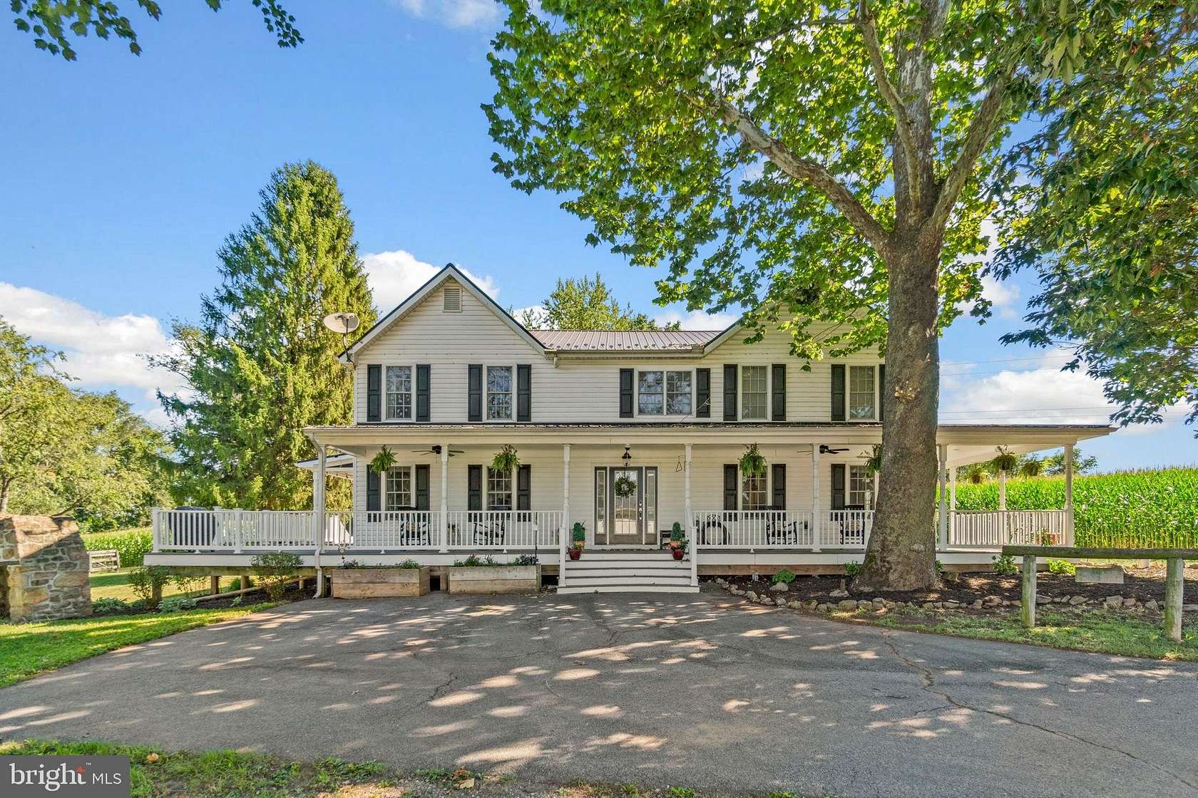 8 Acres of Land with Home for Sale in Frederick, Maryland