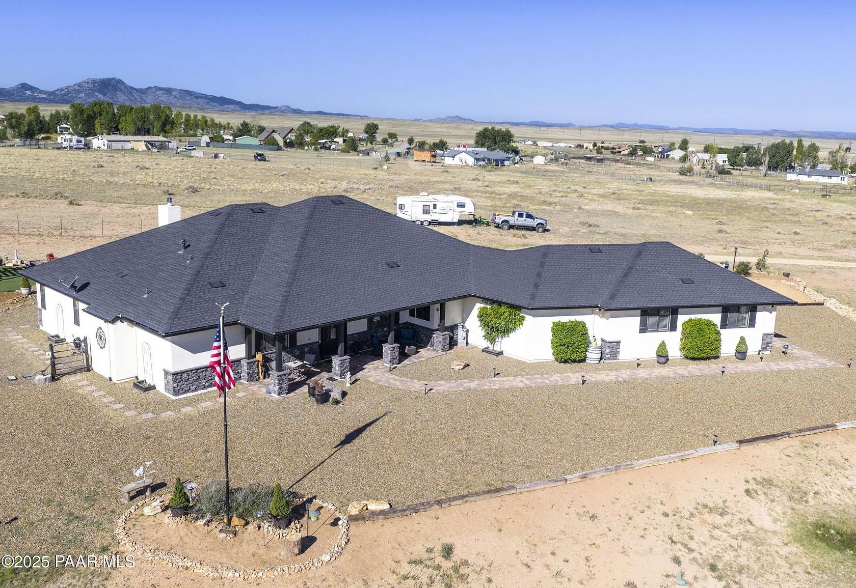 5 Acres of Residential Land with Home for Sale in Prescott Valley, Arizona