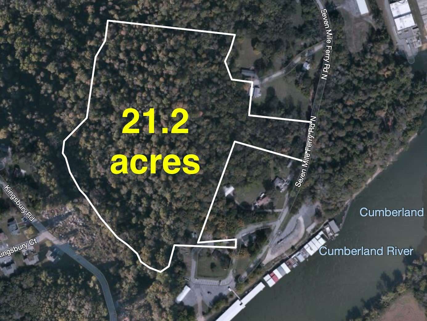 21.2 Acres of Recreational Land for Sale in Clarksville, Tennessee