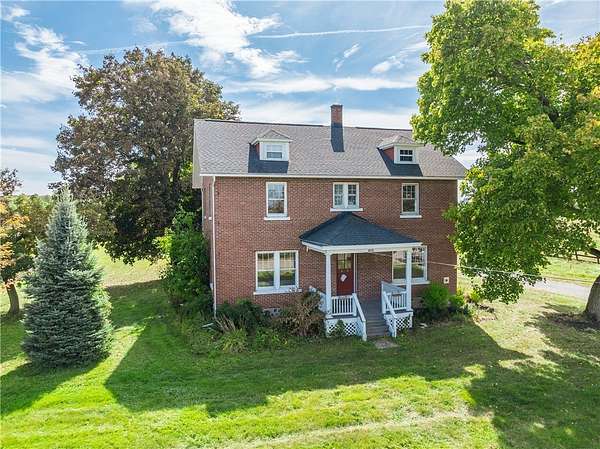 53.6 Acres of Agricultural Land with Home for Sale in Avon, New York