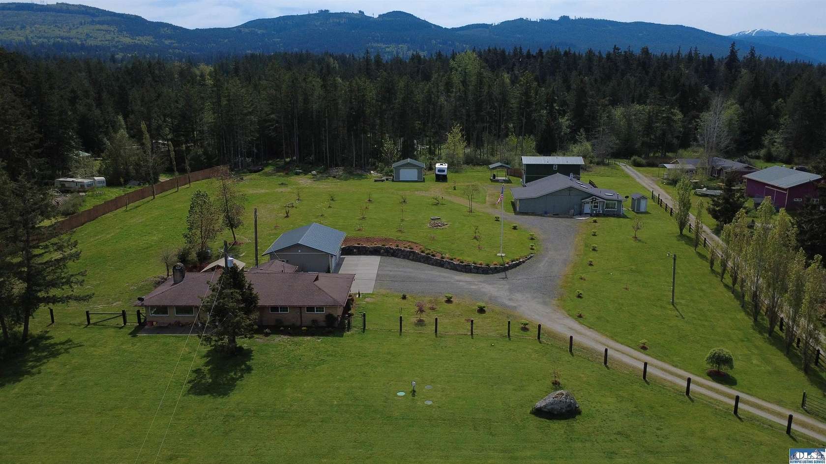 5 Acres of Land with Home for Sale in Sequim, Washington